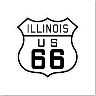 Illinois Route 66 Posters and Art